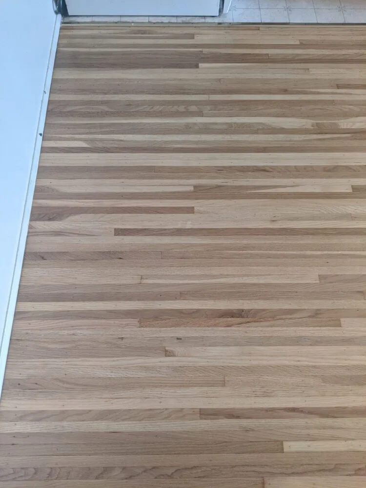 Red Oak with Bona Traffic HD with Bona dry fast stains